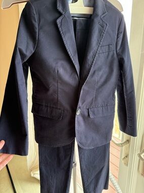 Crewcuts Thompson Boys Navy Cotton Blazer and Trousers